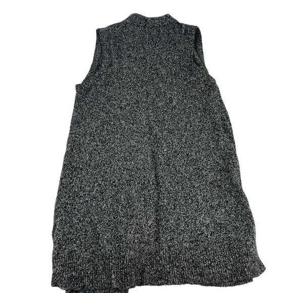 Karen Scott Knit Sleeveless Vest Duster Sweater Cardigan Pockets Womens Size M - Picture 4 of 11